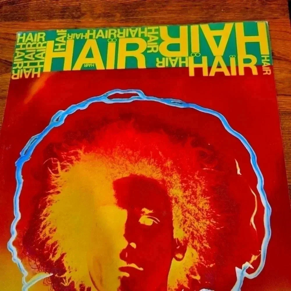 HAIR 1968 LP made in England Polydor Stero  London Cast